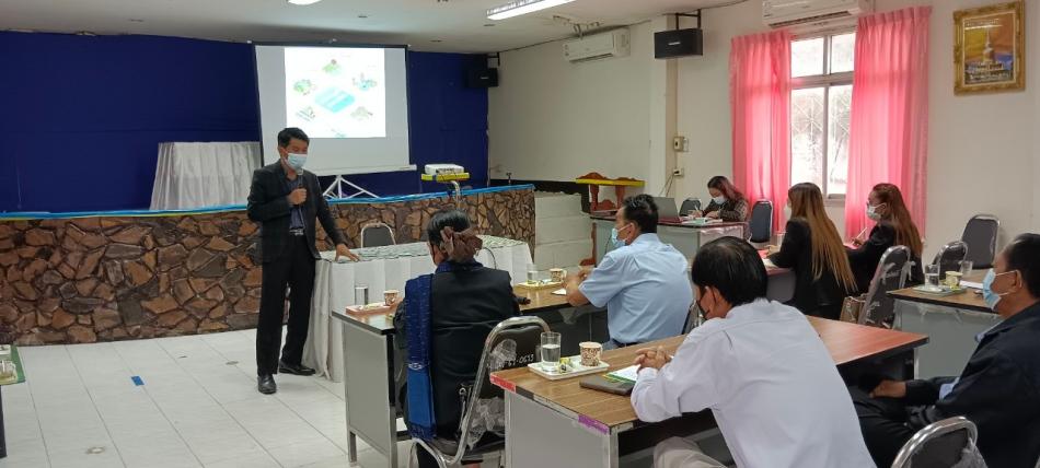 ร่วมประชุมเรื่องบริหารจัดการน้ำ โดย สทนช. (สำนักงานทรัพยากรน้ำ) เป็นผู้ดำเนินงาน