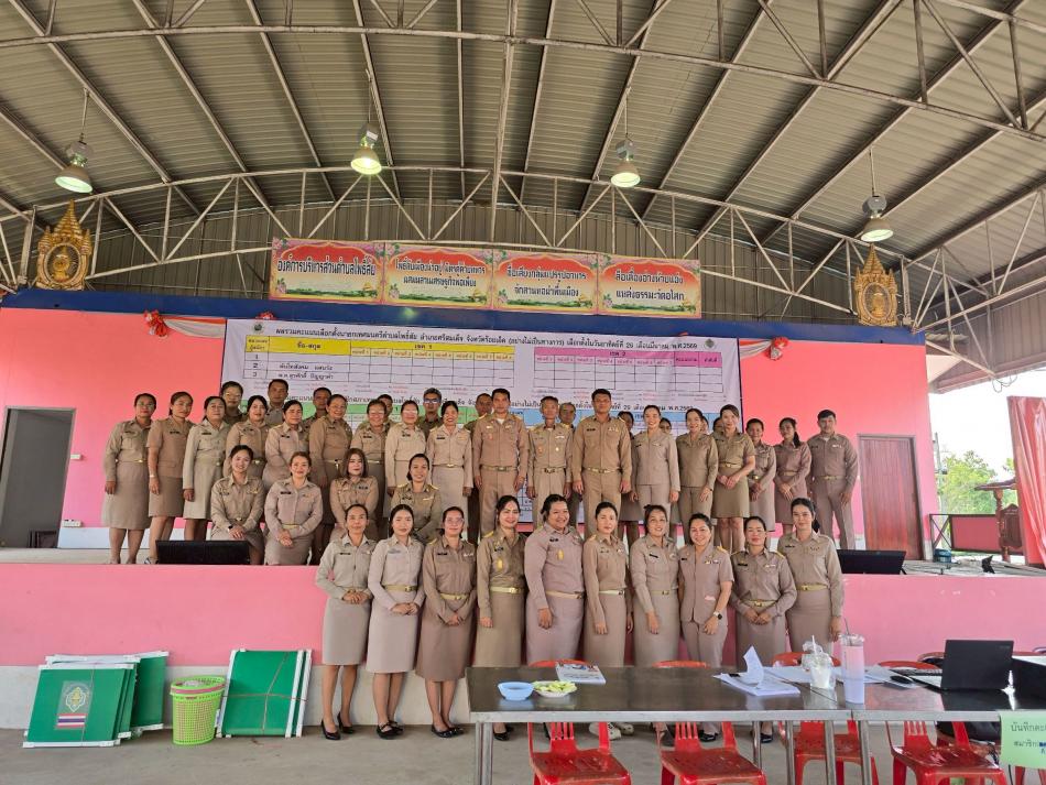 รับหีบบัตรลงคะแนนเลือกตั้งสมาชิกเทศบาลตำบลโพธิ์สัยและนายกเทศมนตรีตำบลโพธิ์สัย 